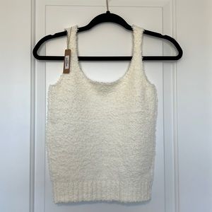 SKIMS Cozy Knit Tank Bone